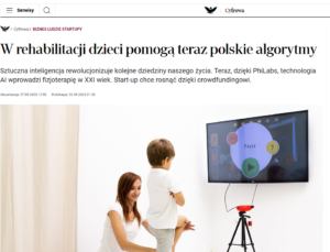 W rehabilitacji dzieci pomogą teraz polskie algorytmy