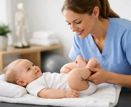 Jak przebiega fizjoterapia niemowlęcia?
